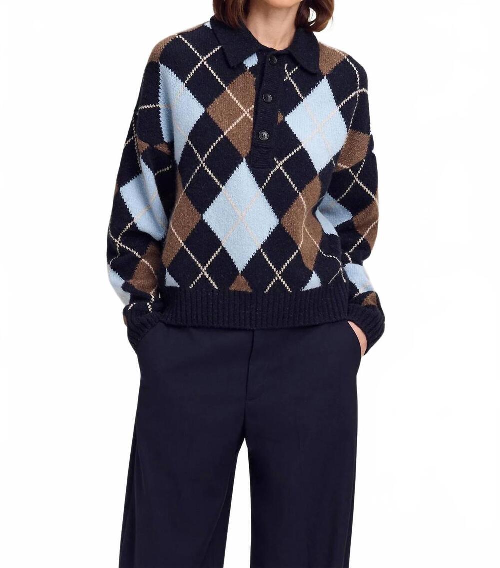 NEW A.L.C. lennon sweater in navy